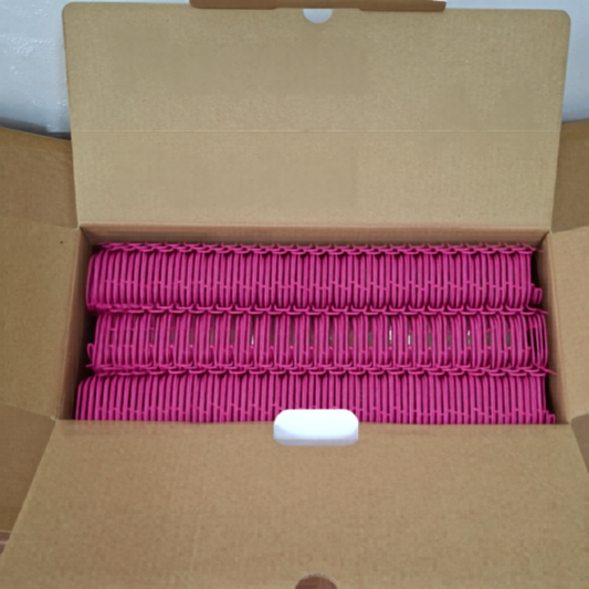 Caja 50 anillos 22mm paso 2:1 - FUCSIA