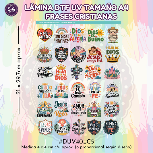 DTF UV FRASES CRISTIANAS #DTFUV40_C5