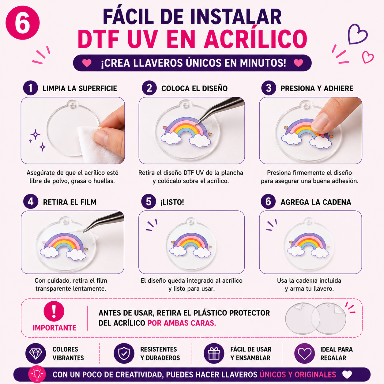 PACK EMPRENDEDOR ACRÍLICO + DTF UV / KP-003