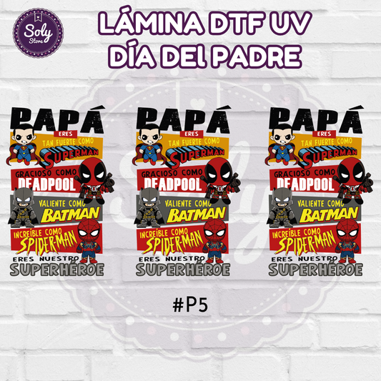 DTF UV DIA DEL PADRE - #P05