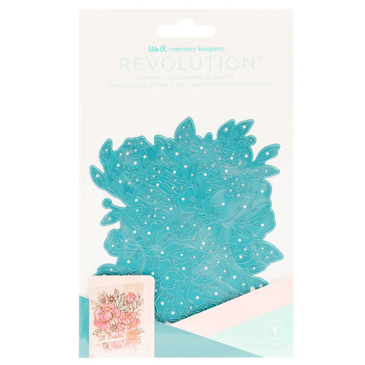 WR - REVOLUTION - DIE - CARD FRONT FLORAL TROQUEL