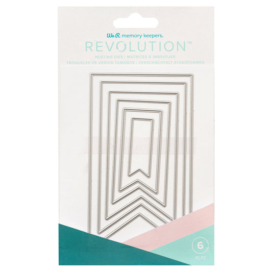 WR - REVOLUTION - NESTED DIES - BANNER (6 PIECE) TROQUEL