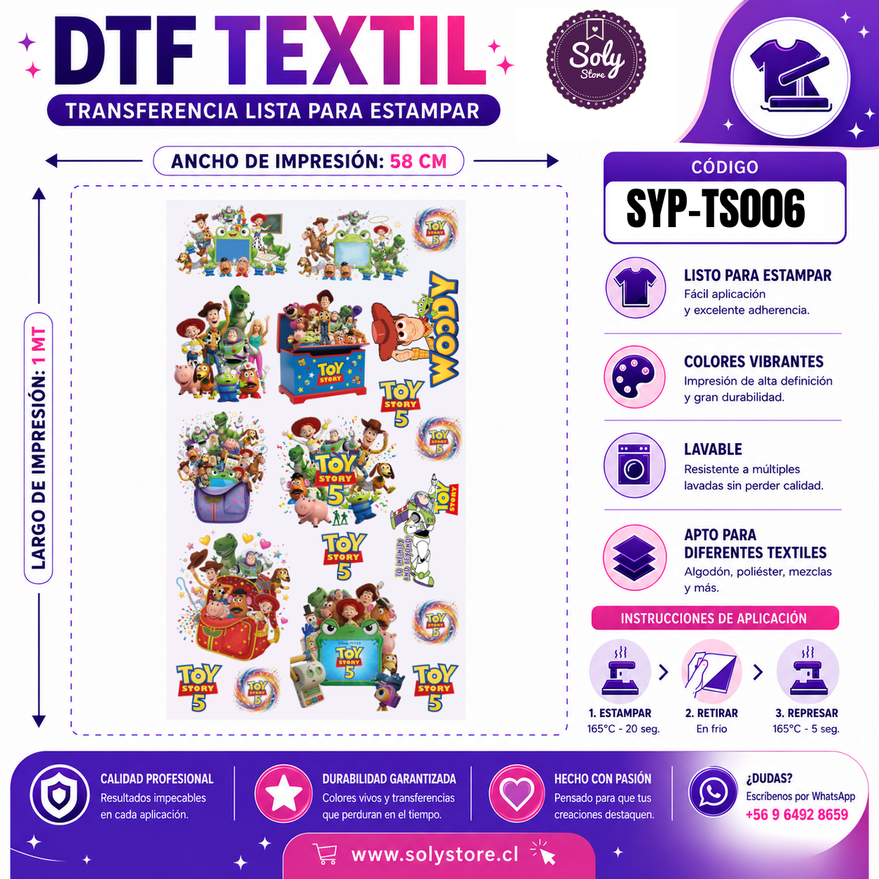 DTF TEXTIL - SERIES Y PELICULAS - #SYP-TS006