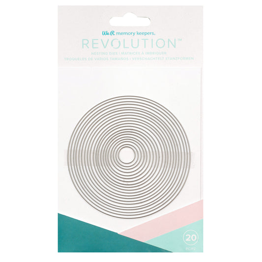 WR - REVOLUTION - DIE - NESTED DIES - CIRCLE (20PIECE) TROQUEL