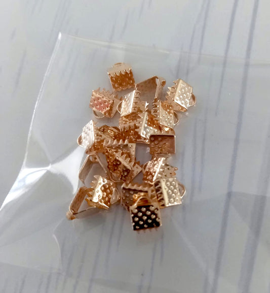 Cierre maleta Dorado 6mm - 20 un