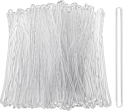 Amarras plásticas para tag TRANSPARENTE pack 10un
