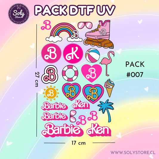 PACK DTF UV - #007