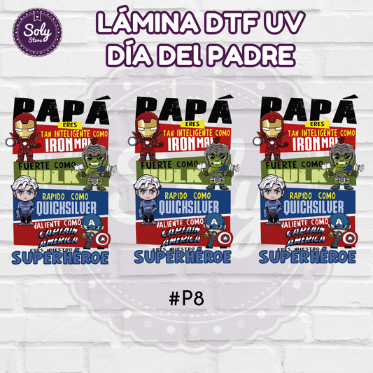 DTF UV DIA DEL PADRE - #P08