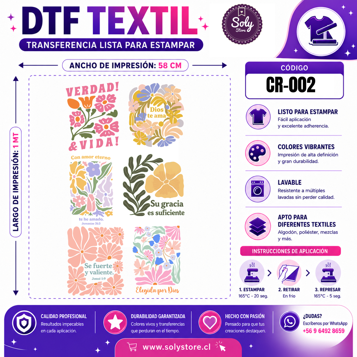 DTF TEXTIL - CRISTIANOS - #CR-002
