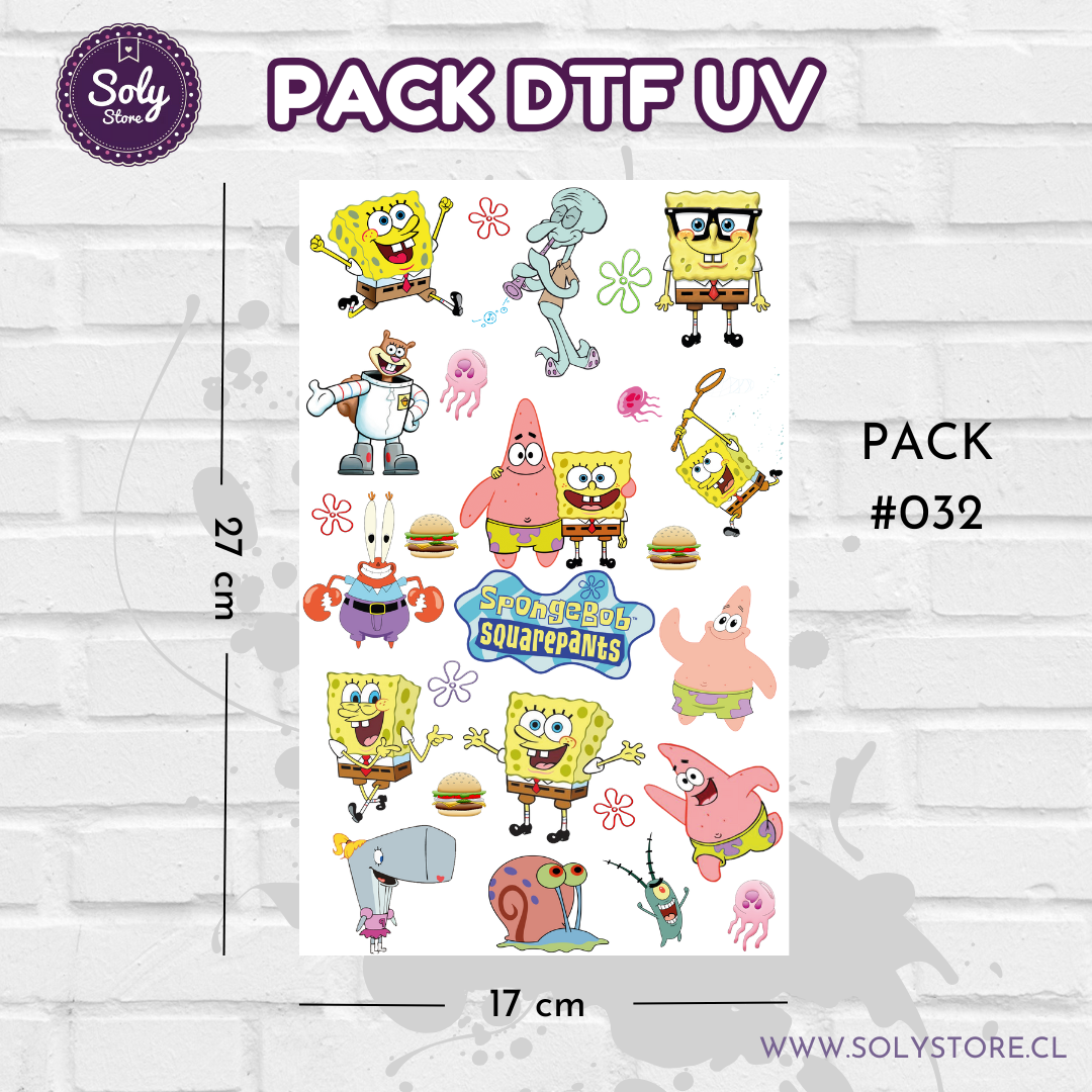 PACK DTF UV - #032