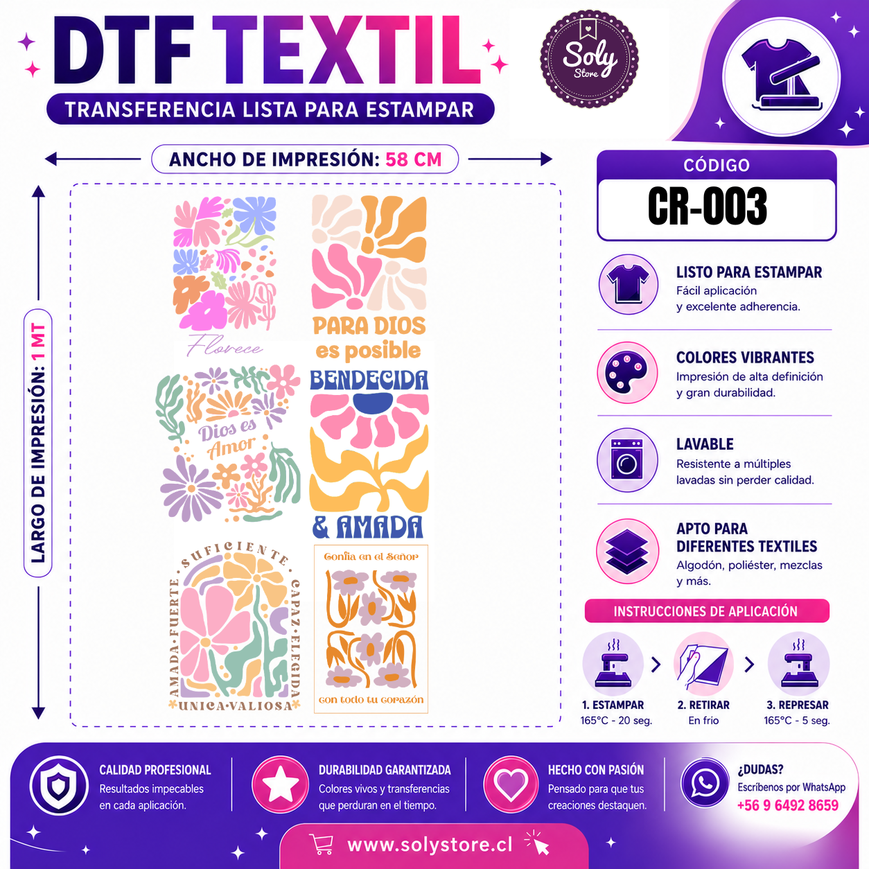 DTF TEXTIL - CRISTIANOS - #CR-003