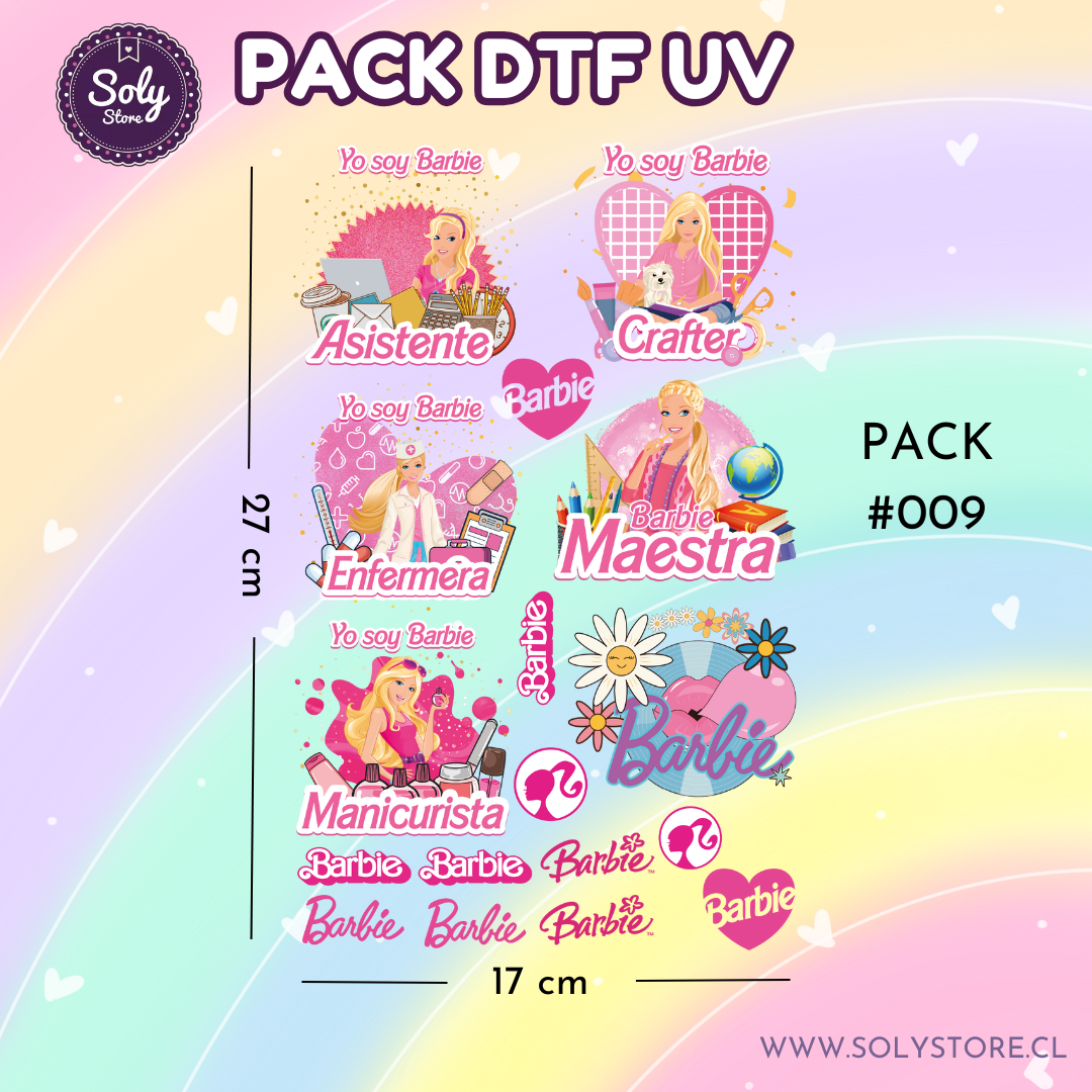 PACK DTF UV - #009