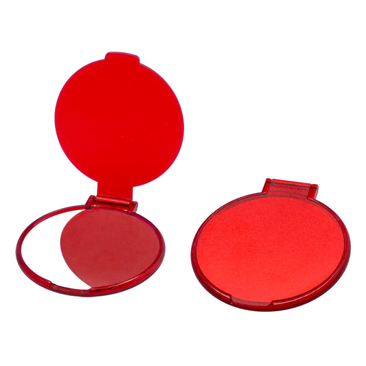 Espejo para personalizar ROJO (10un)