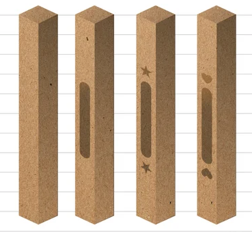PACK VECTORES - CAJA PARA LÁPIZ