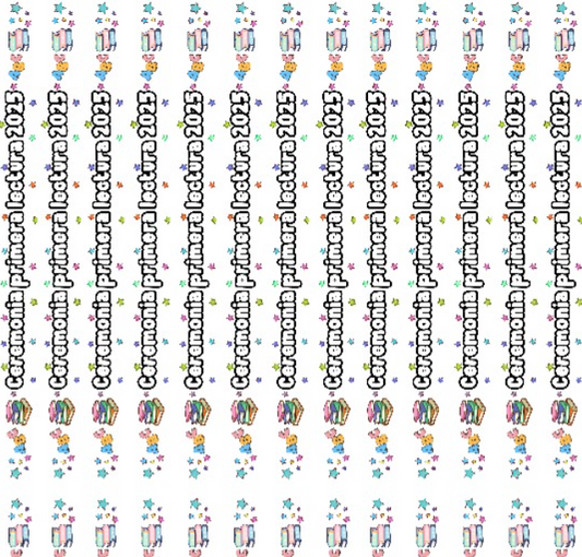 DTF Textil para medallas 03 Primera Lectura