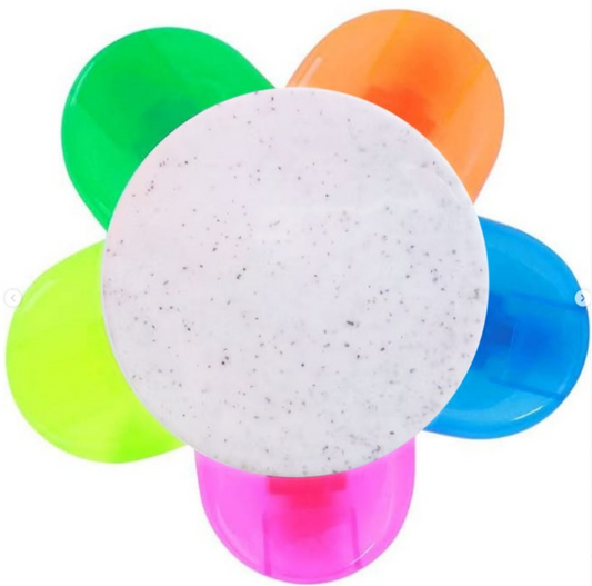 Destacador flor pack 10 un