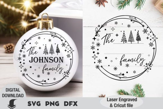 *Archivo Digital* - Navidad 1 - SVG -PNG - DFX