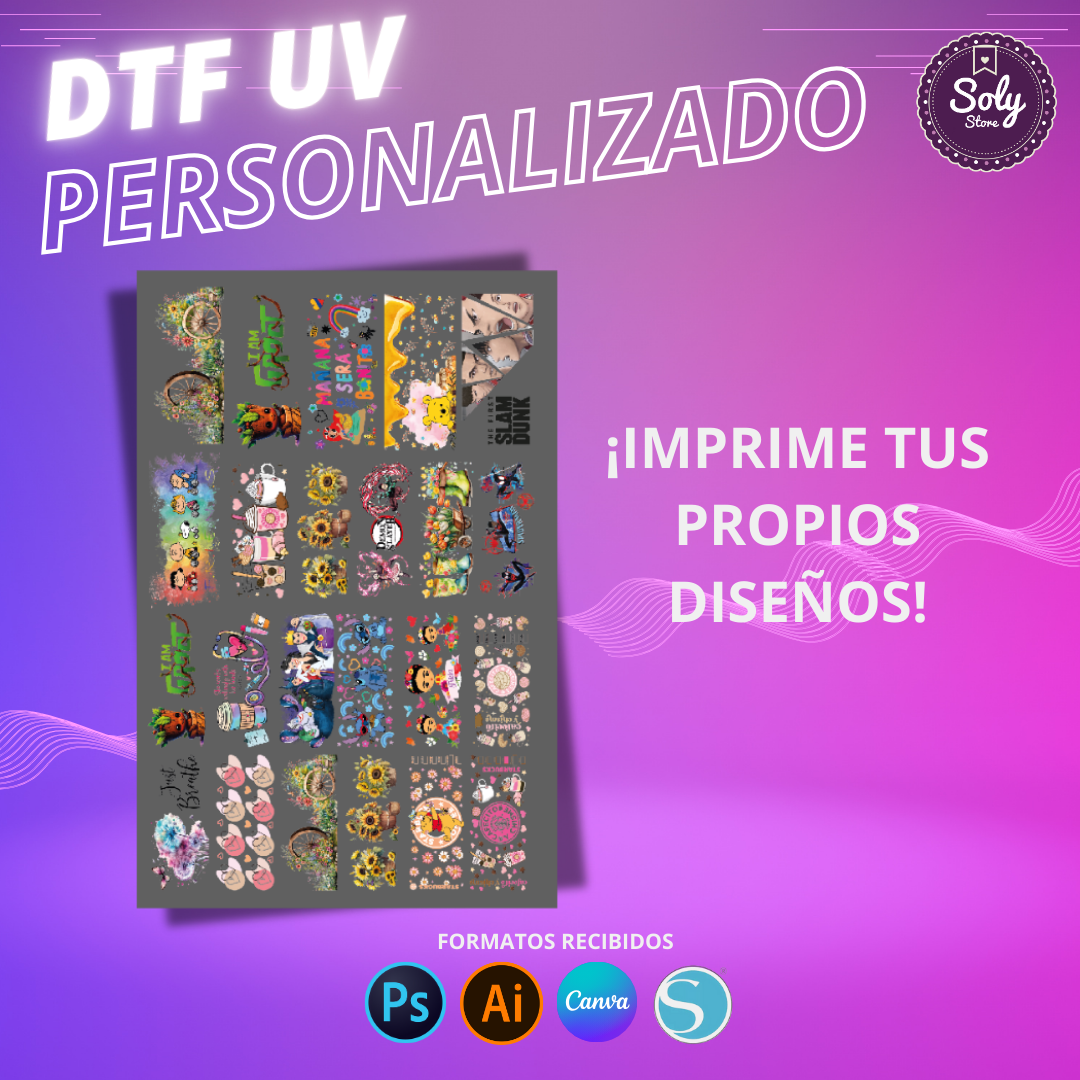 DTF UV PERSONALIZADO