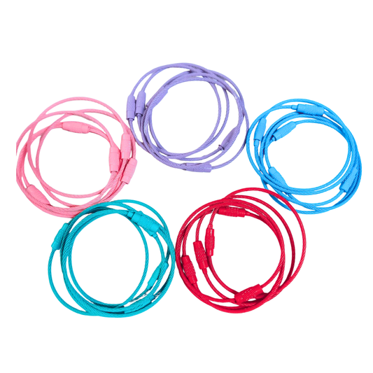 Argolla tipo alambre mix colores