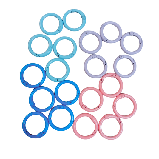 Argolla metálica mix colores 2,5cm