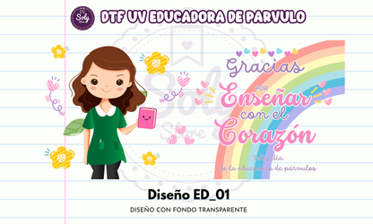 DTF UV EDUCADORA DE PARVULO ED_01 TAZA / VASO
