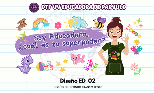 DTF UV EDUCADORA DE PARVULO ED_02 TAZA / VASO