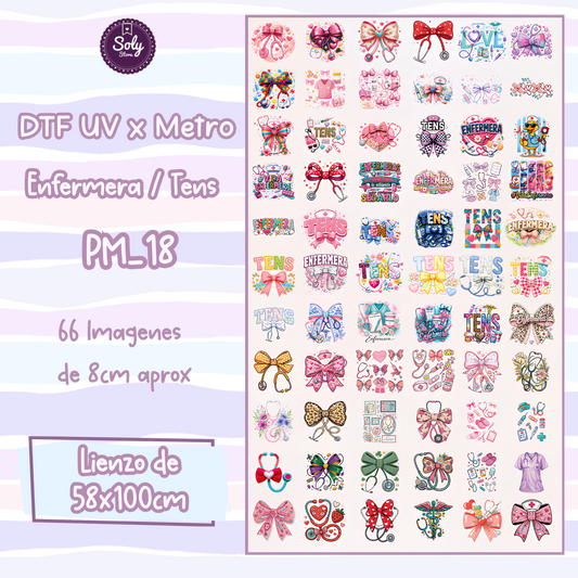 DTF UV x metro Enfermera / Tens PM_18