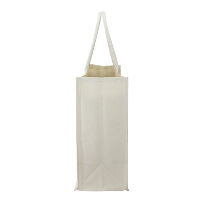 Bolsa grande Algodón manillas redondas 39 x 39 x 19 cm