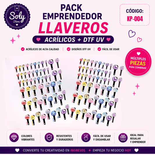 PACK EMPRENDEDOR ACRÍLICO + DTF UV / KP-004