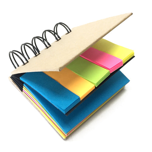 Mini libro notas adhesivas - Pack 10un