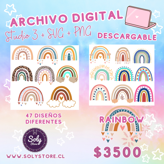 PACK VECTORES RAINBOW