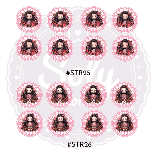 DTF REDONDO PARA VASOS #STR25 AL #STR26