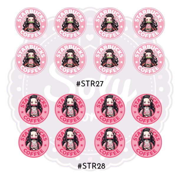 DTF REDONDO PARA VASOS #STR27 AL #STR28