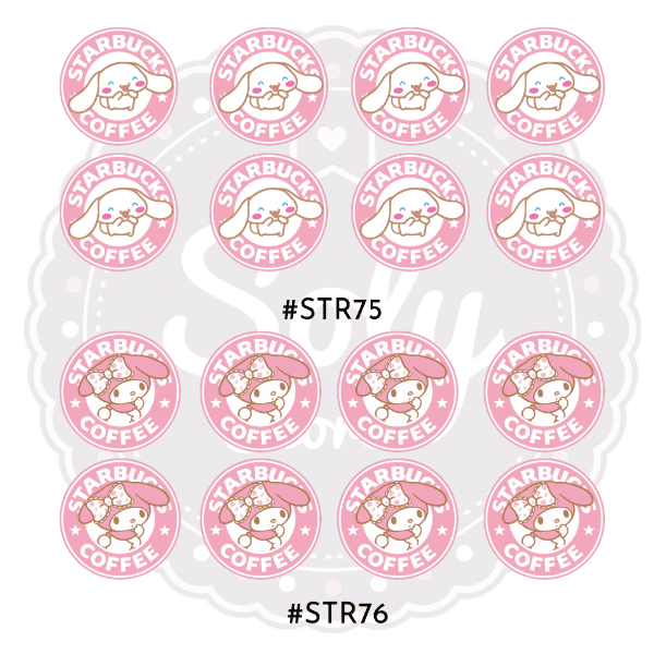 DTF REDONDO PARA VASOS #STR75 AL #STR76