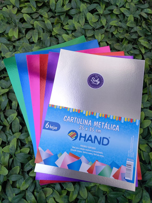 Estuche Cartulina metálica HAND 230GR