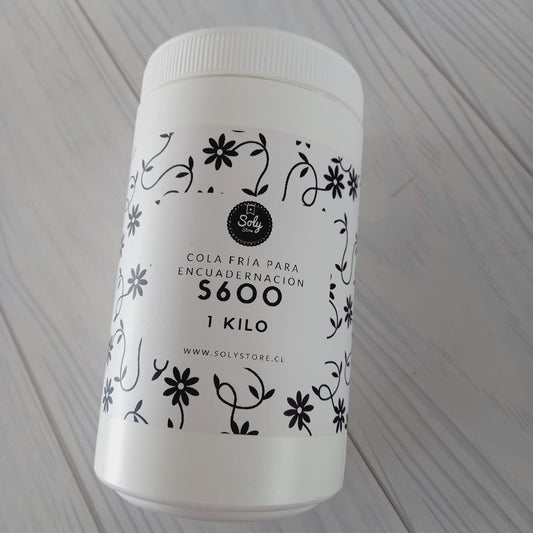 Cola fría para encuadernación S600 + brocha de regalo