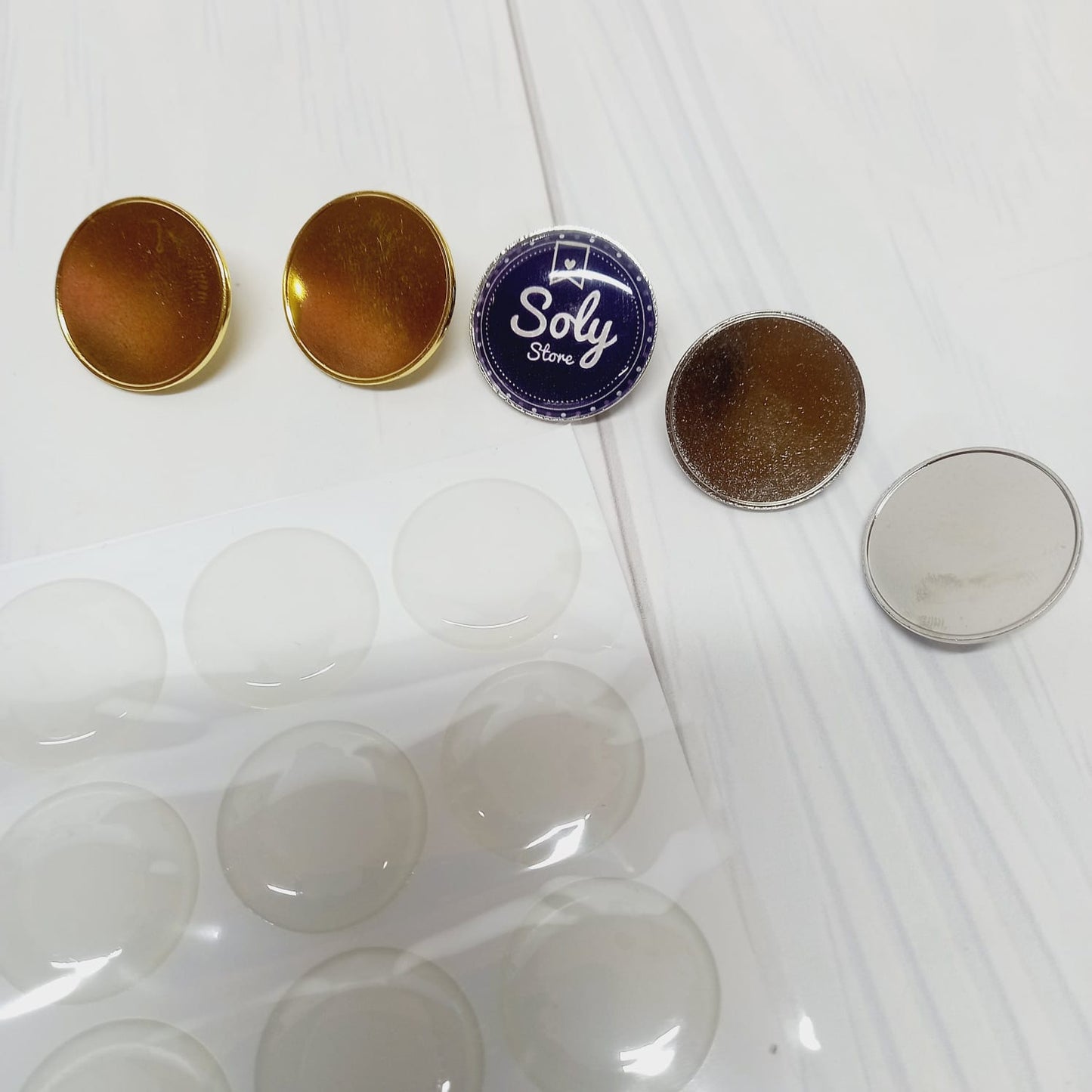 Pin redondo 25mm + Domo