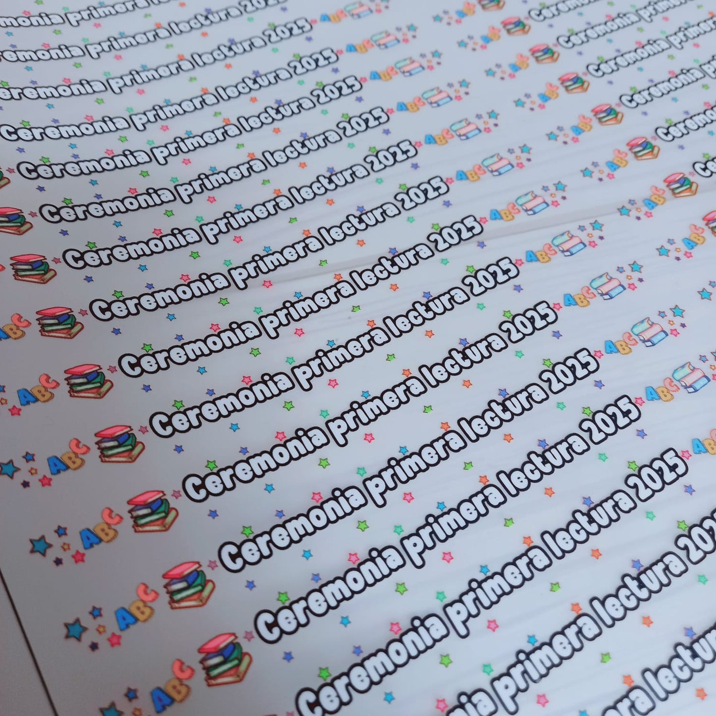 DTF Textil para medallas 03 Primera Lectura