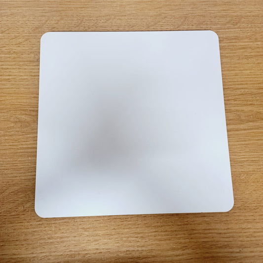 Pack 10un Bandeja cuadrada Torta Mdf Blanco