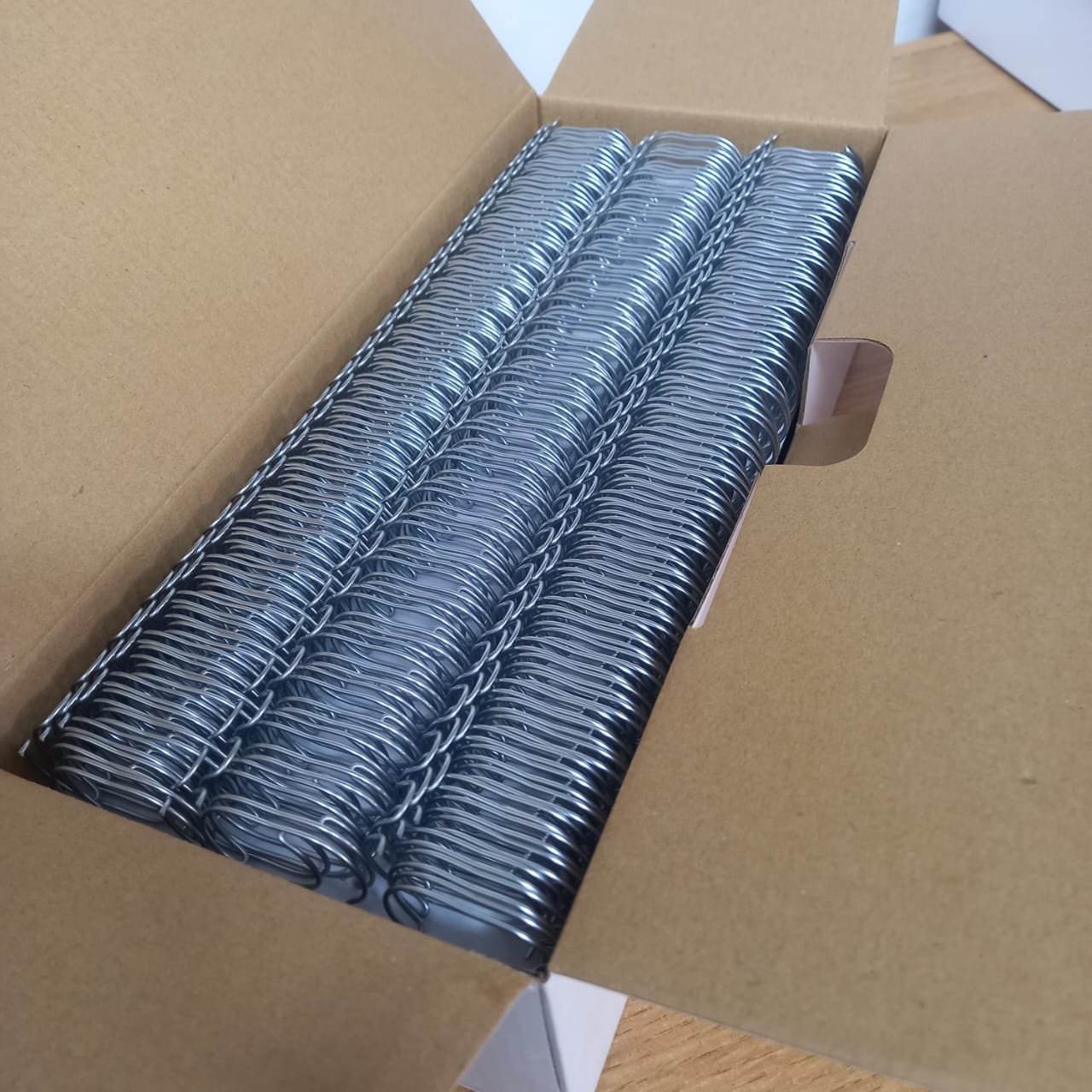 Caja 50 anillos 22mm paso 2:1 - PLATA