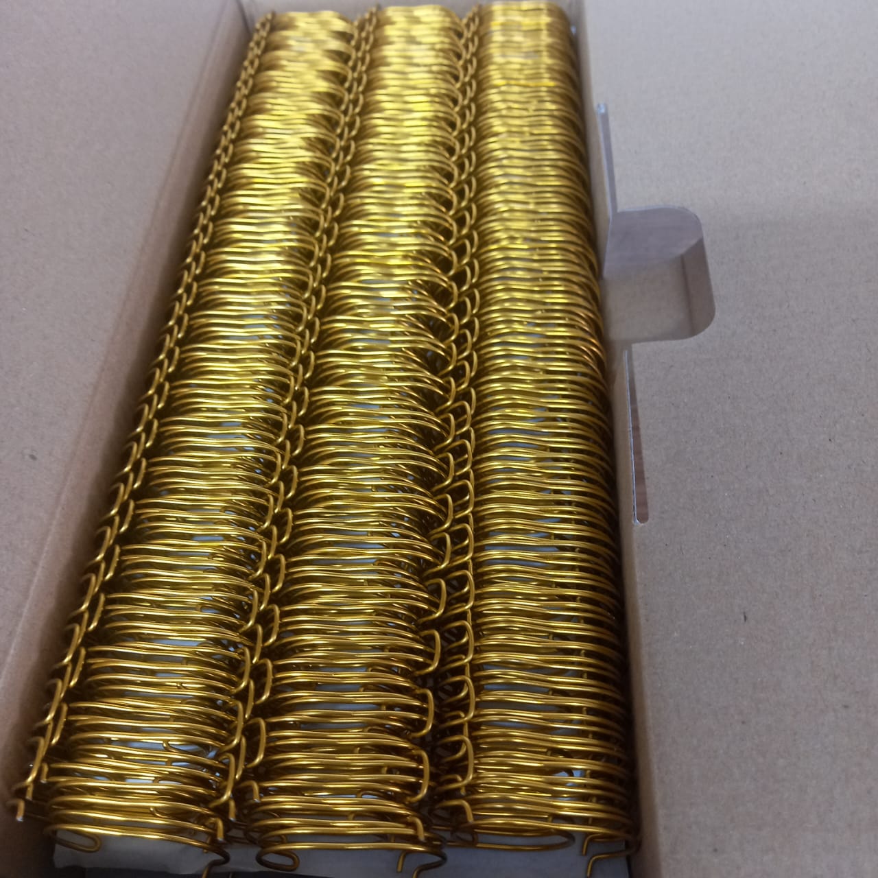 Caja 50 anillos 22mm paso 2:1 - DORADO