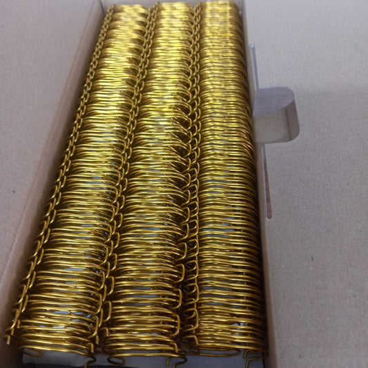 Caja 50 anillos 22mm paso 2:1 - DORADO