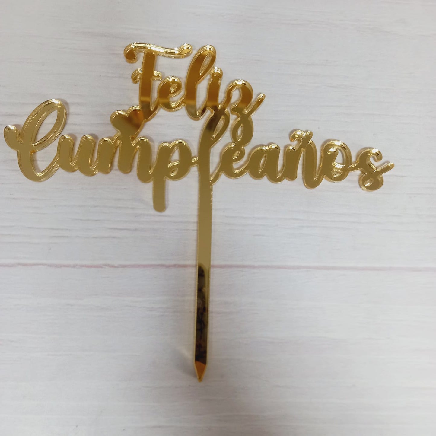 Topper para torta acrílico