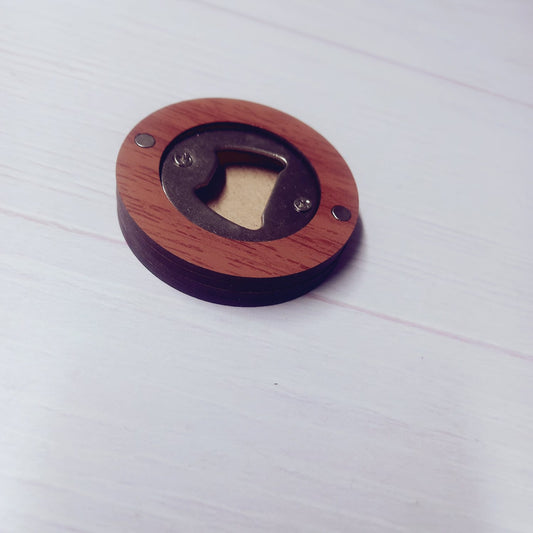 Destapador imán madera durolac café Claro