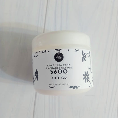 Cola fría para encuadernación S600 + brocha de regalo