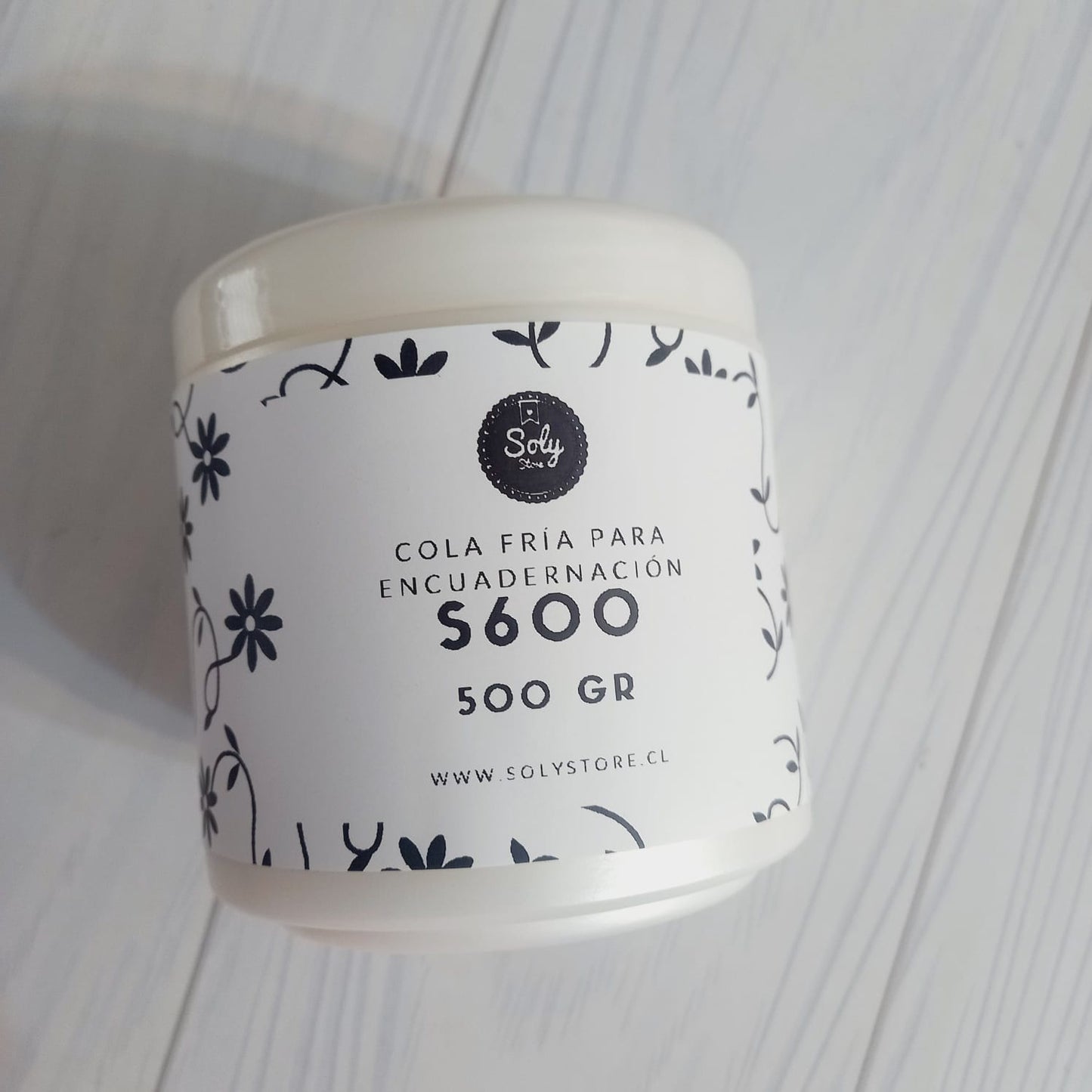 Cola fría para encuadernación S600 + brocha de regalo