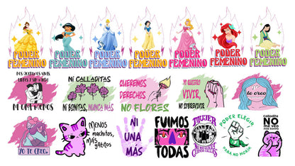 *Archivo Digital* Pack digital día de la mujer 600 archivos