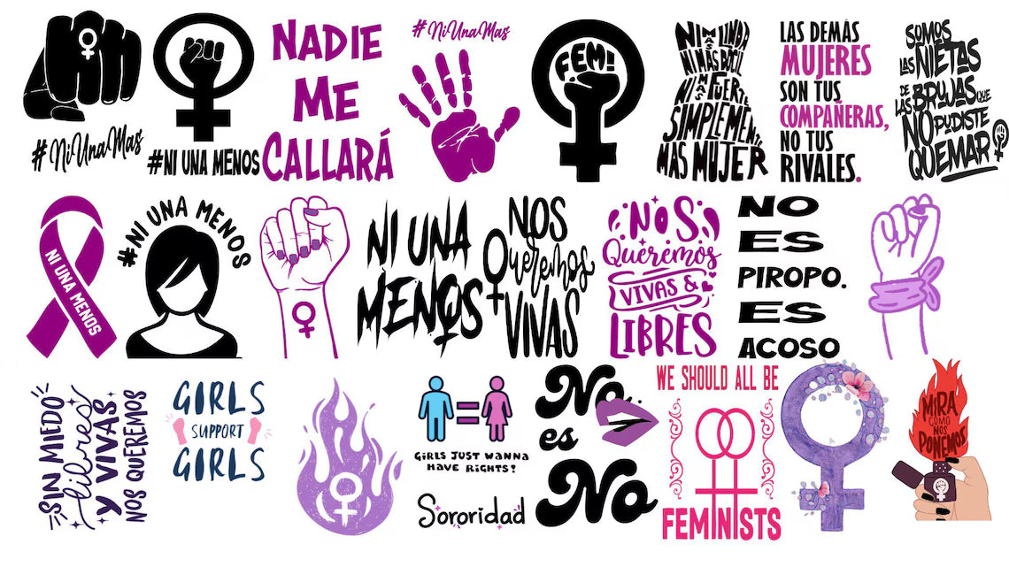 *Archivo Digital* Pack digital día de la mujer 600 archivos