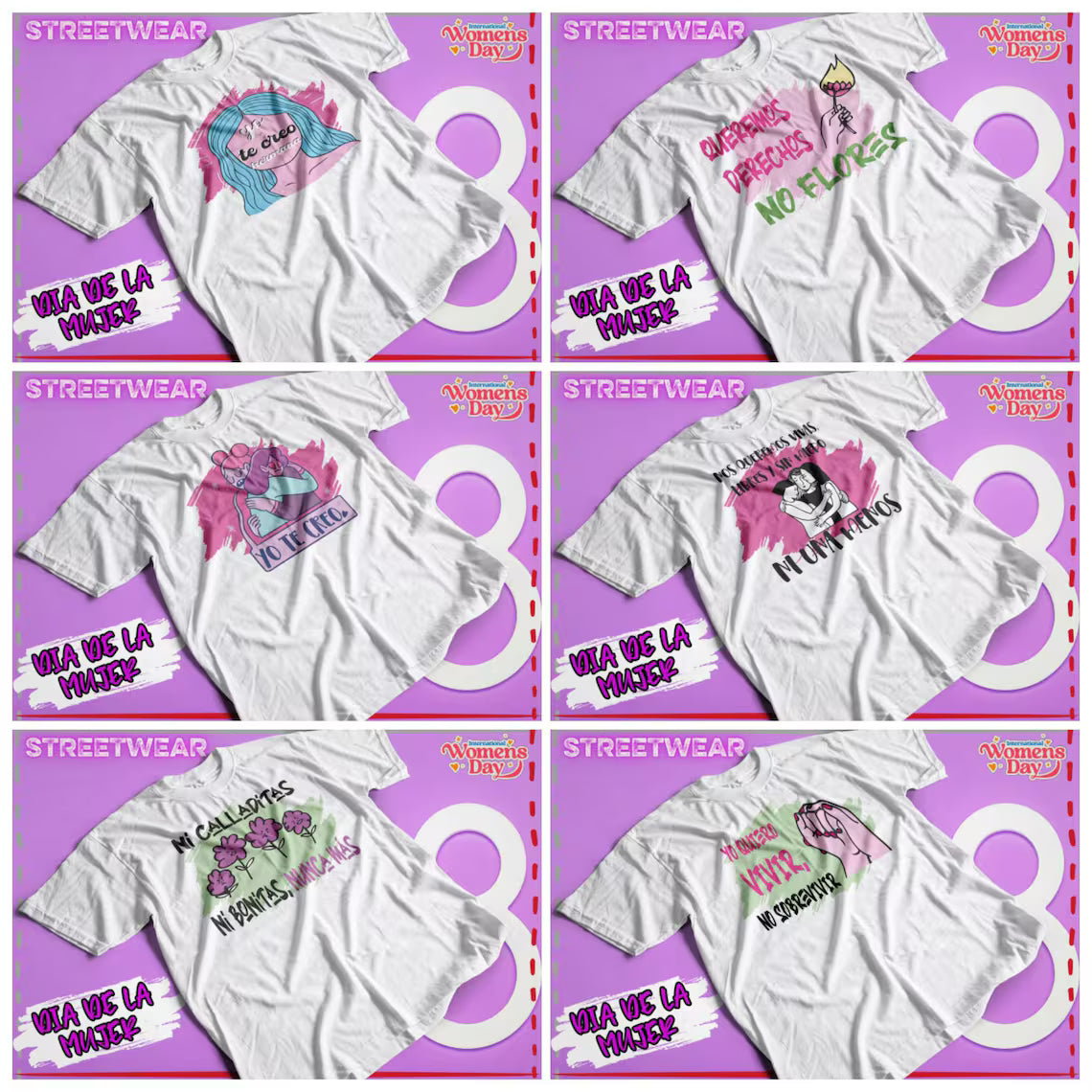 *Archivo Digital* Pack digital día de la mujer 600 archivos