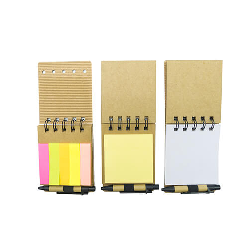 Mini libreta post it + lápiz para personalizar Pack 10 un